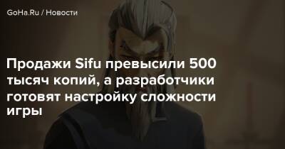 Продажи Sifu превысили 500 тысяч копий, а разработчики готовят настройку сложности игры - goha.ru