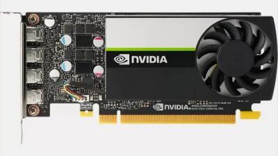 Nvidia представила низкопрофильную видеокарту T1000 с 8 ГБ памяти - playground.ru