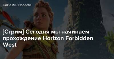[Стрим] Сегодня мы начинаем прохождение Horizon Forbidden West - goha.ru