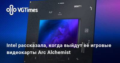 Лариса Крофт - Intel рассказала, когда выйдут её игровые видеокарты Arc Alchemist - vgtimes.ru