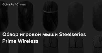 Обзор игровой мыши Steelseries Prime Wireless - goha.ru