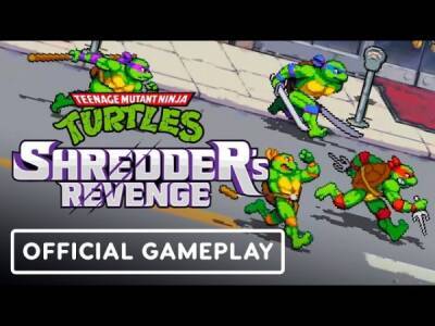 Появился новый геймплейный трейлер Teenage Mutant Ninja Turtles: Shredder's Revenge - playground.ru