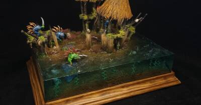 Говард Лавкрафт - Геймер сделал диораму с мурлоками из World of Warcraft - cybersport.ru