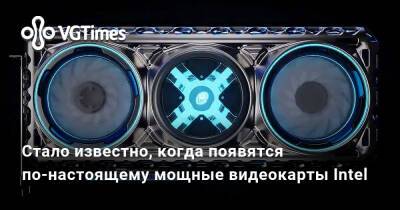 Лариса Крофт - Стало известно, когда появятся по-настоящему мощные видеокарты Intel - vgtimes.ru