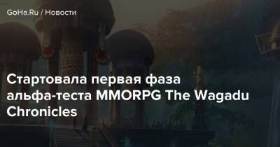 Стартовала первая фаза альфа-теста MMORPG The Wagadu Chronicles - goha.ru