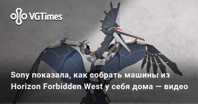 Sony показала, как собрать машины из Horizon Forbidden West у себя дома — видео - vgtimes.ru