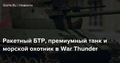 Ракетный БТР, премиумный танк и морской охотник в War Thunder - goha.ru - Израиль - штат Аризона