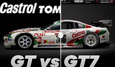 Sony сравнила графику Gran Turismo 7 с Gran Turismo для PlayStation 1 - gametech.ru - Сша