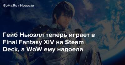 Гейб Ньюэлл теперь играет в Final Fantasy XIV на Steam Deck, а WoW ему надоела - goha.ru