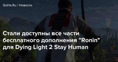 Стали доступны все части бесплатного дополнения “Ronin” для Dying Light 2 Stay Human - goha.ru