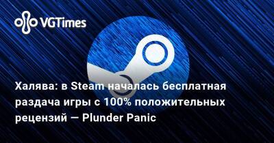 Халява: в Steam началась бесплатная раздача игры с 100% положительных рецензий — Plunder Panic - vgtimes.ru