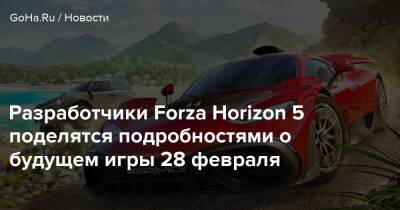 Разработчики Forza Horizon 5 поделятся подробностями о будущем игры 28 февраля - goha.ru