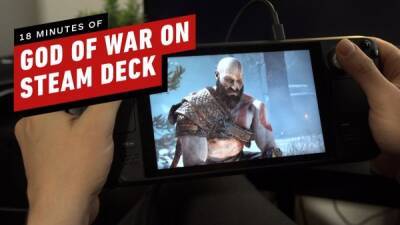 В сети появилась запись геймплея God of War на портативной консоли Steam Deck - playground.ru - Santa Monica