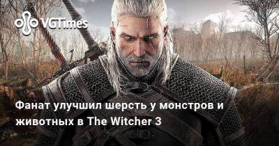 Фанат улучшил шерсть у монстров и животных в The Witcher 3 - vgtimes.ru