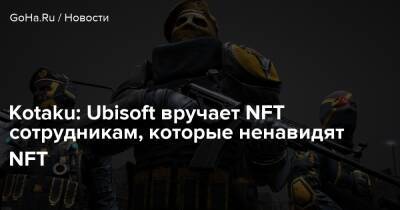 Kotaku: Ubisoft вручает NFT сотрудникам, которые ненавидят NFT - goha.ru