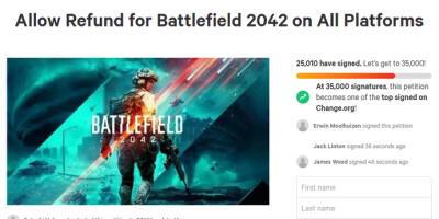 25 тысяч геймеров просят вернуть им деньги за Battlefield 2042 - tech.onliner.by