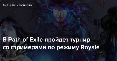 В Path of Exile пройдет турнир со стримерами по режиму Royale - goha.ru