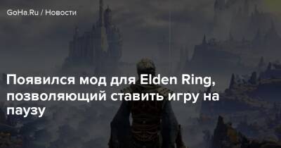 Появился мод для Elden Ring, позволяющий ставить игру на паузу - goha.ru