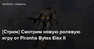 [Стрим] Смотрим новую ролевую игру от Piranha Bytes Elex II - goha.ru