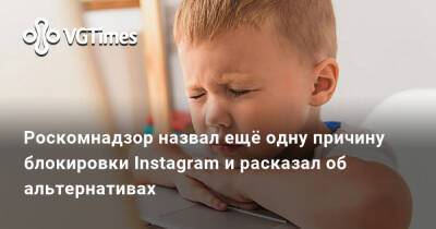 Роскомнадзор назвал ещё одну причину блокировки Instagram и расказал об альтернативах - vgtimes.ru - Россия