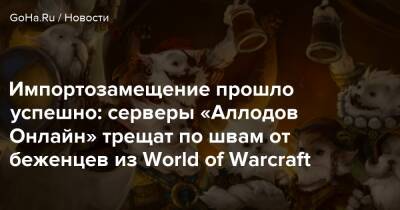 Импортозамещение прошло успешно: серверы «Аллодов Онлайн» трещат по швам от беженцев из World of Warcraft - goha.ru
