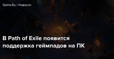 В Path of Exile появится поддержка геймпадов на ПК - goha.ru