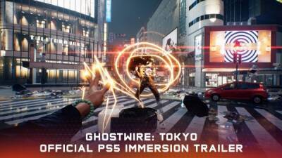 Новый трейлер Ghostwire: Tokyo, сделанный на консоли нового поколения PS5 - playground.ru - Tokyo