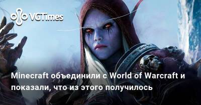Minecraft объединили с World of Warcraft и показали, что из этого получилось - vgtimes.ru - Россия - Солитьюд