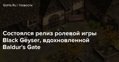 Состоялся релиз ролевой игры Black Geyser, вдохновленной Baldur's Gate - goha.ru