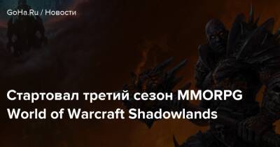 Стартовал третий сезон MMORPG World of Warcraft Shadowlands - goha.ru