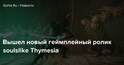 Вышел новый геймплейный ролик soulslike Thymesia - goha.ru