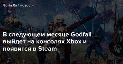 В следующем месяце Godfall выйдет на консолях Xbox и появится в Steam - goha.ru