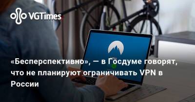 Александр Хинштейн - «Бесперспективно», — в Госдуме говорят, что не планируют ограничивать VPN в России - vgtimes.ru - Россия