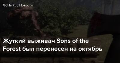 Жуткий выживач Sons of the Forest был перенесен на октябрь - goha.ru