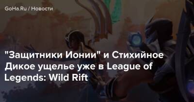 “Защитники Ионии” и Стихийное Дикое ущелье уже в League of Legends: Wild Rift - goha.ru