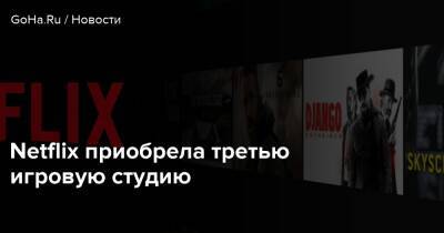 Netflix приобрела третью игровую студию - goha.ru