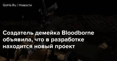 Лилит Вальтер - Создатель демейка Bloodborne объявила, что в разработке находится новый проект - goha.ru