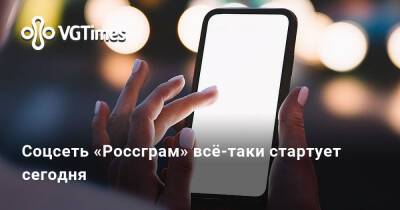 Соцсеть «Россграм» всё-таки стартует сегодня - vgtimes.ru - Россия