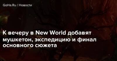 К вечеру в New World добавят мушкетон, экспедицию и финал основного сюжета - goha.ru