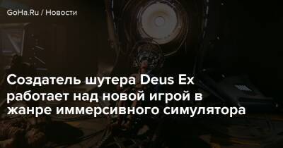 Уоррен Спектор - Deus Ex - Создатель шутера Deus Ex работает над новой игрой в жанре иммерсивного симулятора - goha.ru