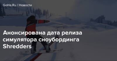 Анонсирована дата релиза симулятора сноубординга Shredders - goha.ru