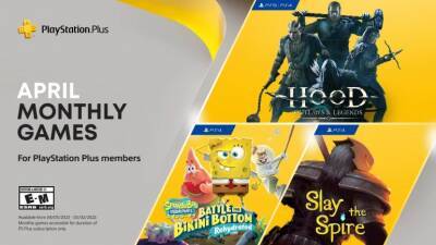 PlayStation Plus за апрель: Slay the Spire, SpongeBob и Hood: Outlaws & Legends - coop-land.ru - Москва - Киев - Стамбул