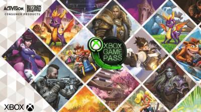 Игры Activision Blizzard теперь отображаются, как часть Xbox Game Pass - playground.ru - Сша
