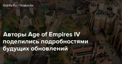 Авторы Age of Empires IV поделились подробностями будущих обновлений - goha.ru