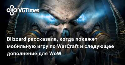 Blizzard рассказала, когда покажет мобильную игру по WarCraft и следующее дополнение для WoW - vgtimes.ru