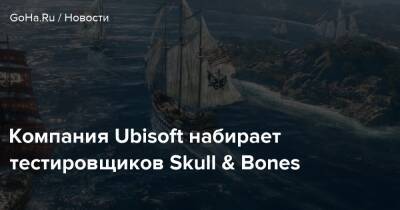 Компания Ubisoft набирает тестировщиков Skull & Bones - goha.ru