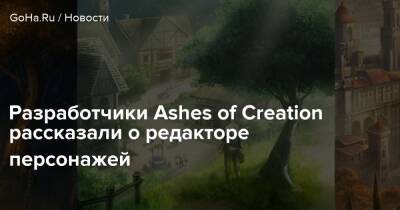 Разработчики Ashes of Creation рассказали о редакторе персонажей - goha.ru