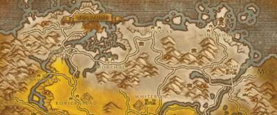 Карта Skyrim в духе карт из World of Warcraft - noob-club.ru