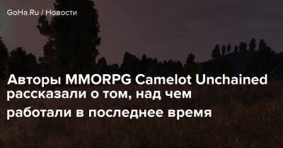 Авторы MMORPG Camelot Unchained рассказали о том, над чем работали в последнее время - goha.ru
