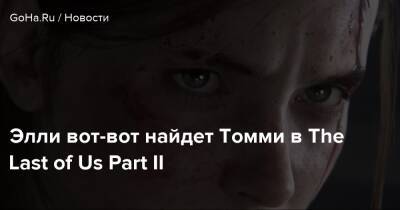 Элли вот-вот найдет Томми в The Last of Us Part II - goha.ru